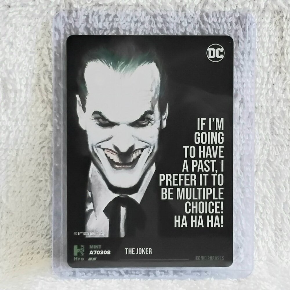 5/$20 Mint 2023 Hro Hybrid The Joker DC Card A70308!!